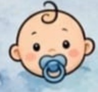 Bebê com chupeta
